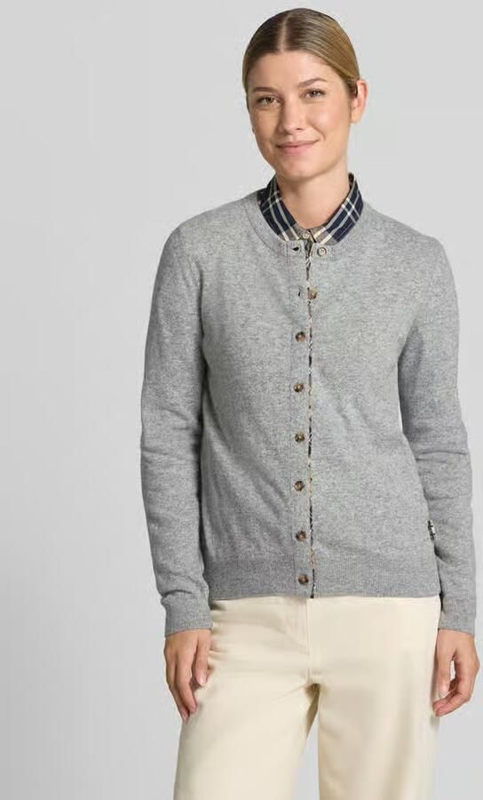 Barbour Slim fit gebreid jack van mix van wol en katoen - Foto 2