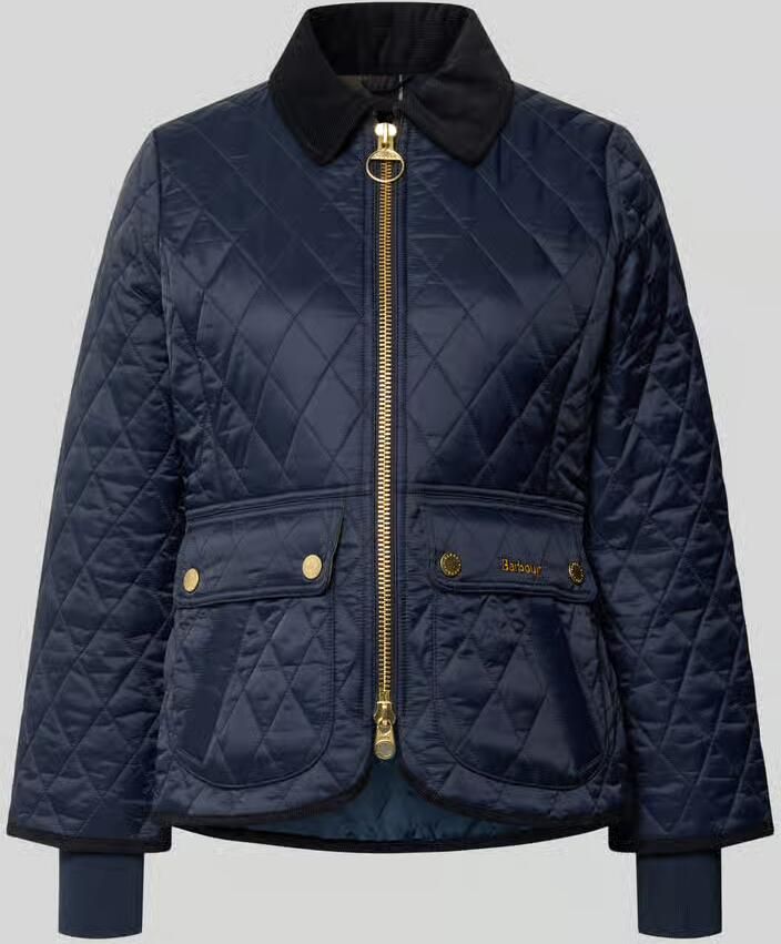 Barbour Slim Fit gewatteerd jack met labelstitching