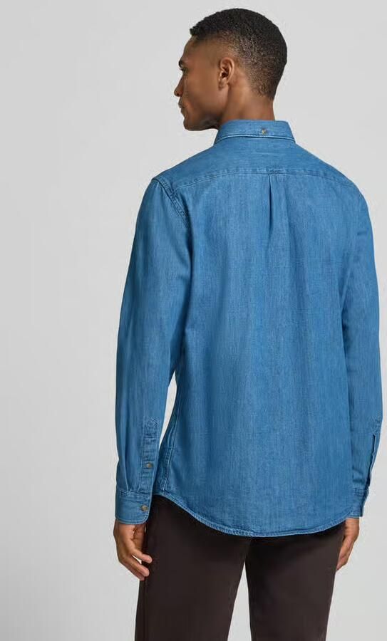 Barbour slim fit jeansoverhemd van puur katoen - Foto 2
