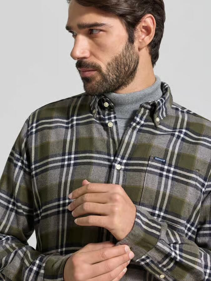 Barbour Slim fit vrijetijdsoverhemd van puur katoen