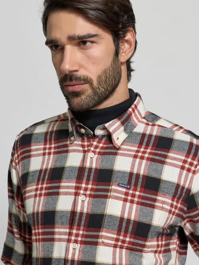 Barbour Slim fit vrijetijdsoverhemd van puur katoen