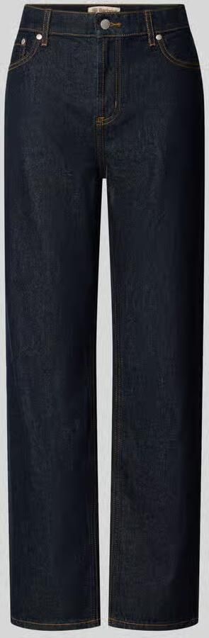 Barbour straight fit jeans met donkere rinse-wassing