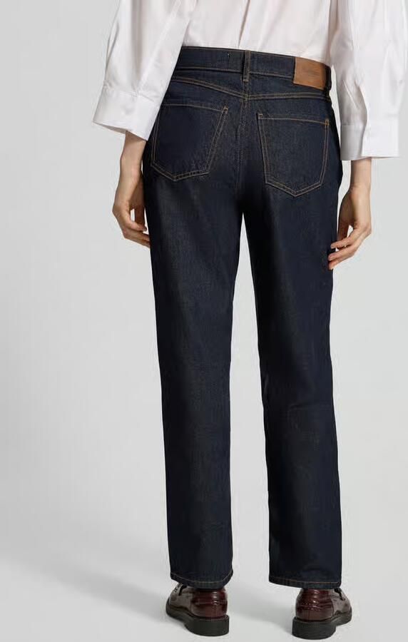 Barbour straight fit jeans met donkere rinse-wassing - Foto 3