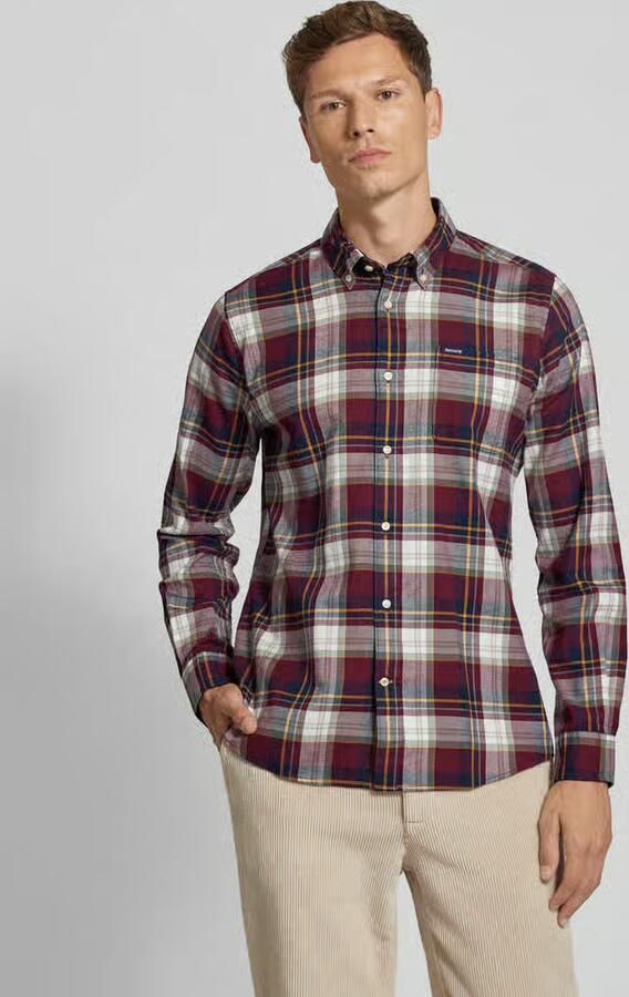 Barbour Tailored fit vrijetijdsoverhemd met button-downkraag - Foto 2
