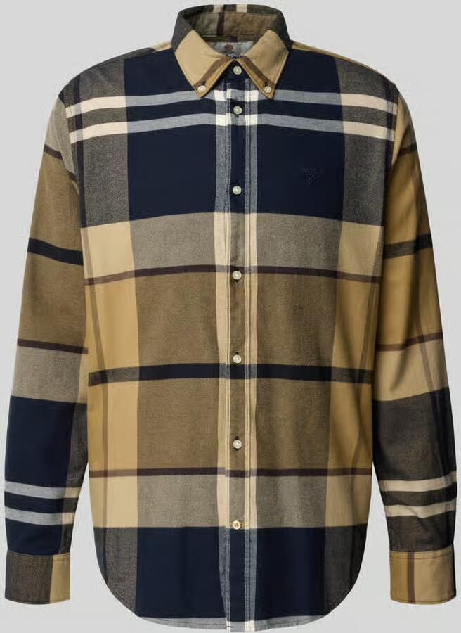 Barbour tailored fit vrijetijdsoverhemd met gestikt logo