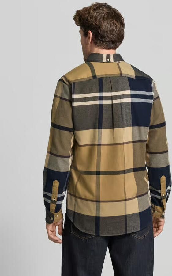 Barbour tailored fit vrijetijdsoverhemd met gestikt logo - Foto 3