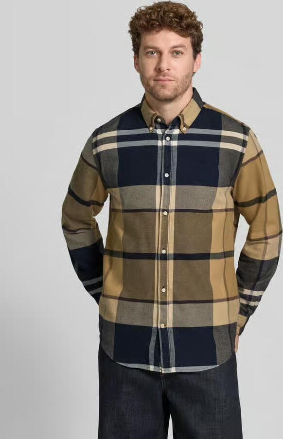 Barbour tailored fit vrijetijdsoverhemd met gestikt logo - Foto 2