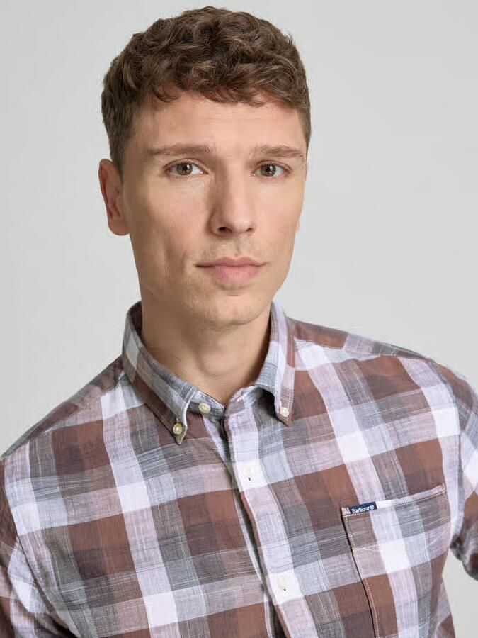 Barbour tailored fit vrijetijdsoverhemd van puur katoen