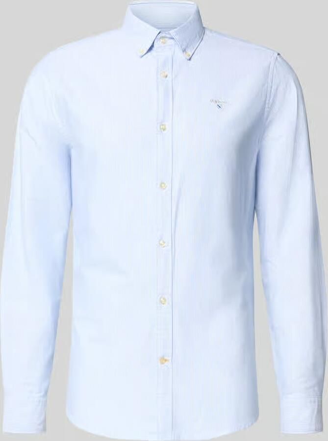 Barbour tailored fit vrijetijdsoverhemd van puur katoen model 'STRIPED OXFORD' - Foto 2