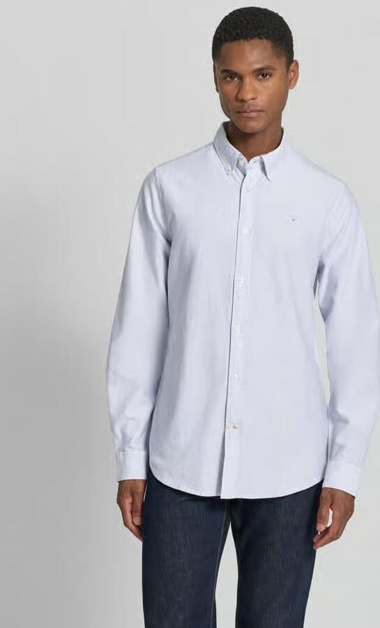 Barbour tailored fit vrijetijdsoverhemd van puur katoen model 'STRIPED OXFORD' - Foto 3