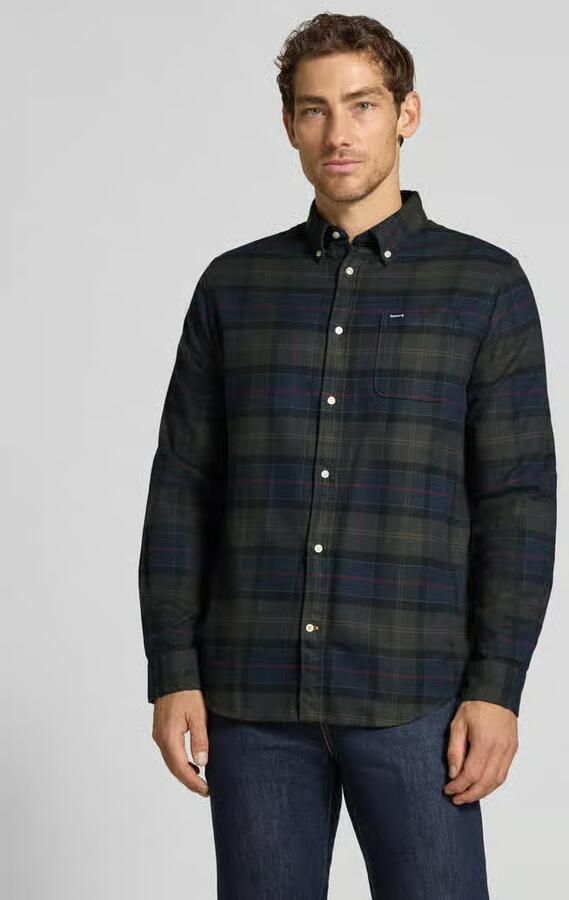 Barbour Tailored vrijetijdsoverhemd met borstzak - Foto 3