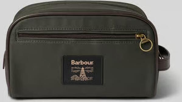 Barbour Portemonnee Bolsa Wax Washbag Olive