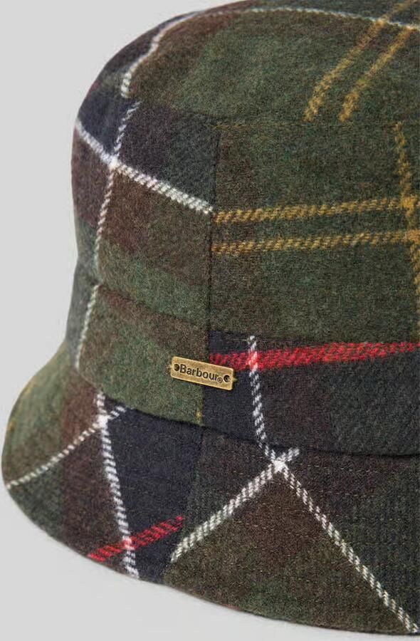 Barbour Vissershoedje met labelapplicatie model 'HEIDI'