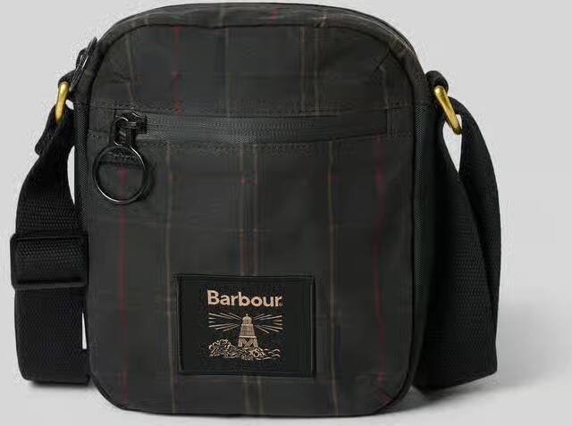 Barbour Waterafstotende schoudertas met labelpatch