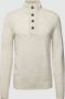 Barbour Grijze trui met opstaande kraag Beige Heren - Thumbnail 1