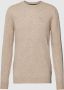 Barbour Gebreide pullover van Escorial-wolmix met labelstitching - Thumbnail 1