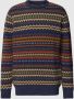 Barbour Gebreide pullover met ronde hals model 'Case Fairisle' - Thumbnail 1
