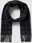 Barbour Groene Tartan Check Wollen Sjaal Groen Heren - Thumbnail 1