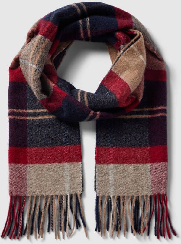 Barbour Sjaal van wol met tartanmotief model 'Inverness'