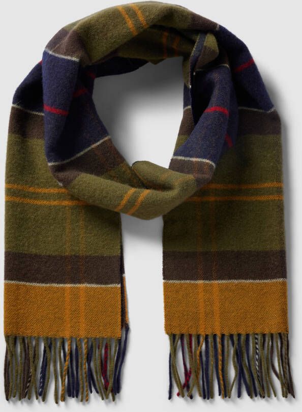 Barbour Sjaal van wol met tartanmotief model 'Inverness'