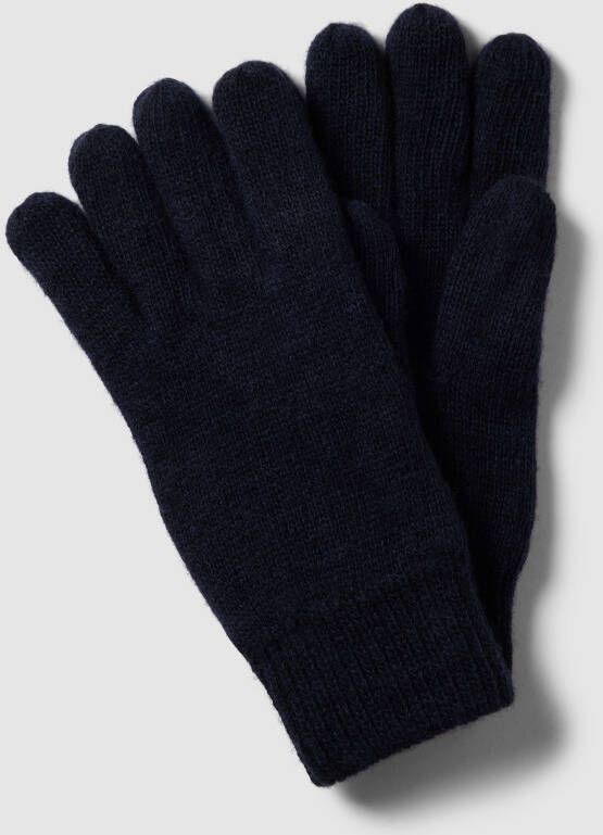 Barbour Wollen handschoenen met elastische ribboordjes model 'Carlton'
