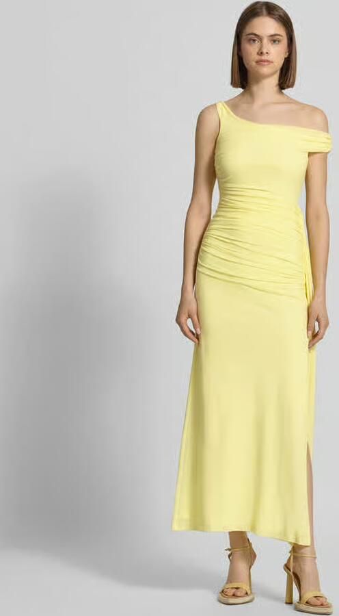 Bardot Avondjurk met asymmetrische hals model 'LAYANA' - Foto 3