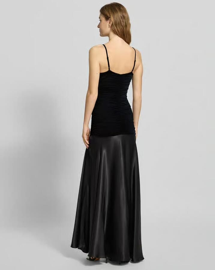 Bardot Slim fit avondjurk met plooien model 'Lavanda'