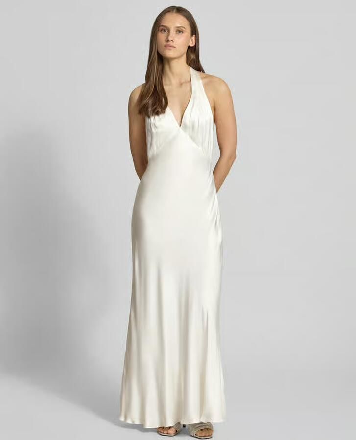 Bardot Avondjurk van pure Viscose met Halter Model 'THENA' - Foto 2