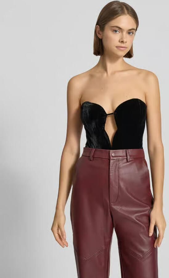 Bardot Body van fluweel in off shoulder-look model 'ELENI' - Foto 2