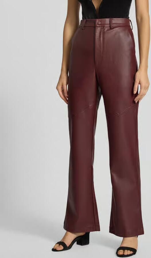Bardot Broek in leerlook model 'KARSON' - Foto 2