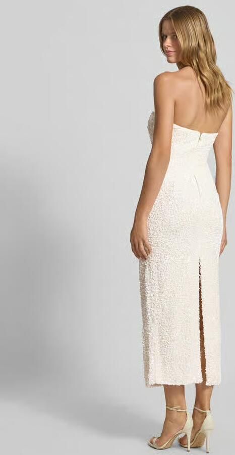 Bardot Bruidsjurk met All-over pailletten Model 'BRAYA'
