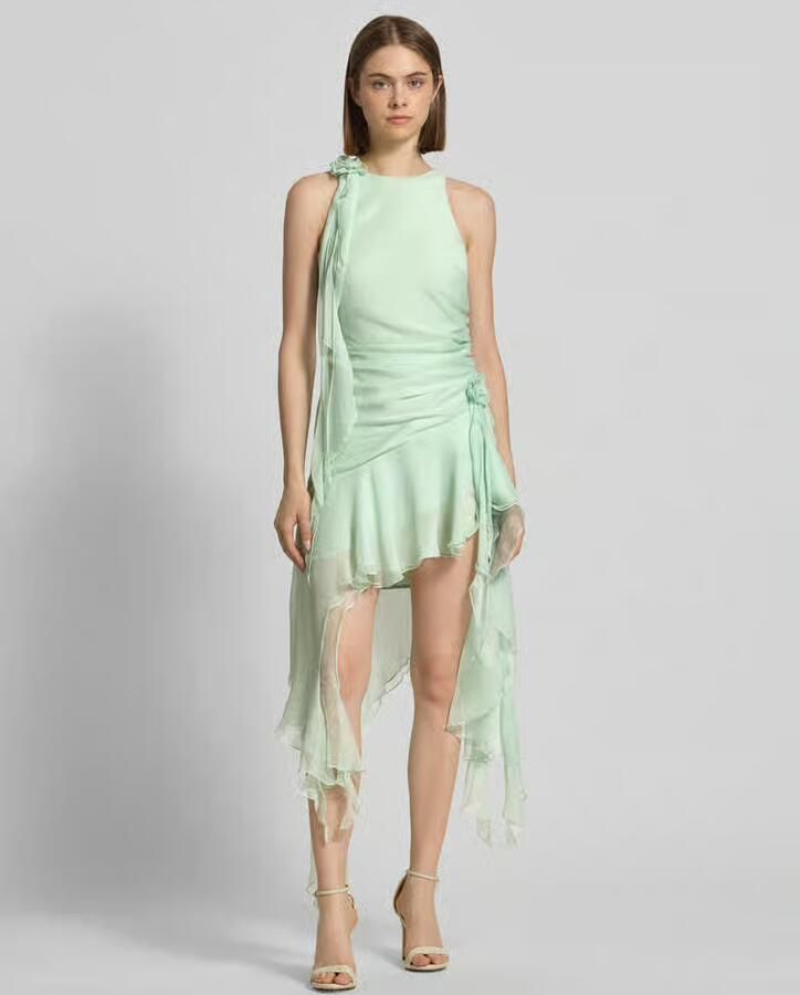Bardot Cocktailjurk met asymmetrische rok model 'IVANA' - Foto 3