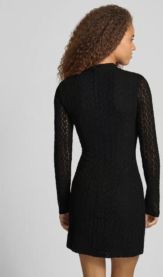 Bardot Cocktailjurk met geribde ronde hals model 'VEZZA'