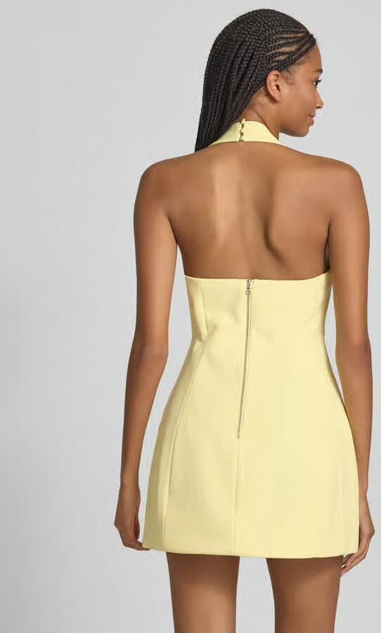 Bardot Cocktailjurk met halter model 'NEVELLE'