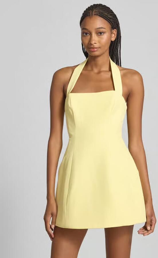 Bardot Cocktailjurk met halter model 'NEVELLE' - Foto 2