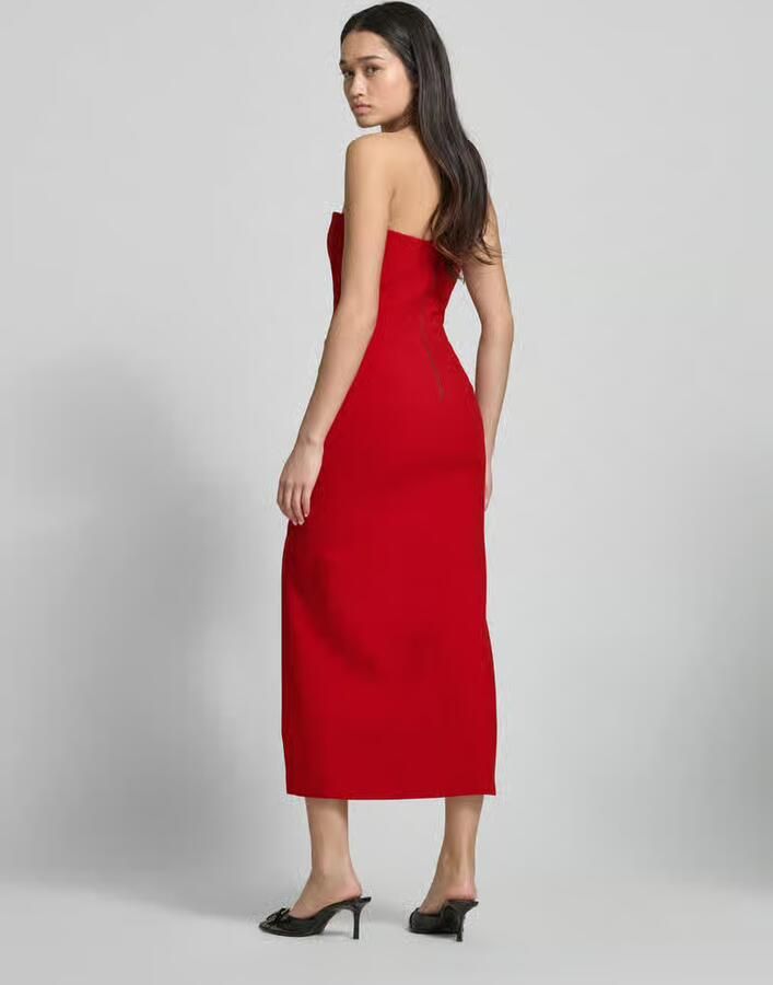 Bardot Cocktailjurk met loopsplit model 'NIKKI'