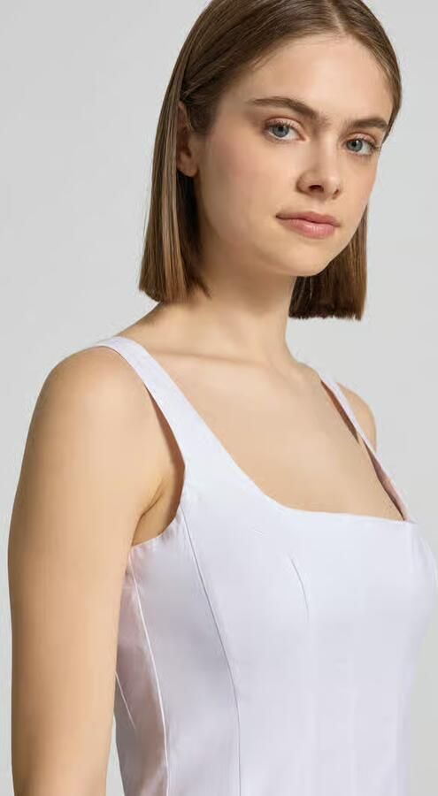 Bardot cocktailjurk met vierkante hals model 'LOLITA'