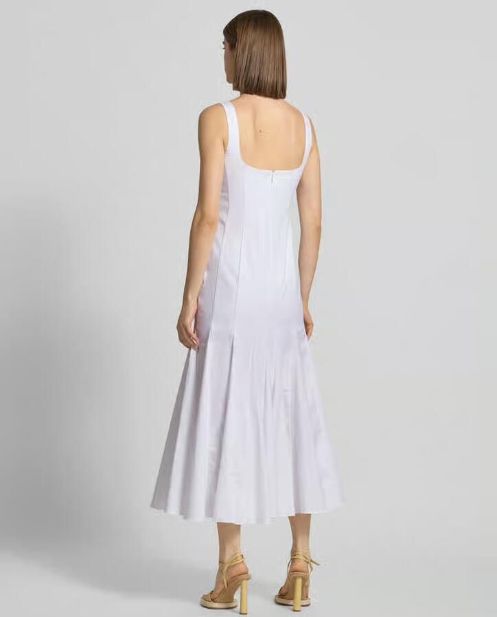 Bardot cocktailjurk met vierkante hals model 'LOLITA' - Foto 3
