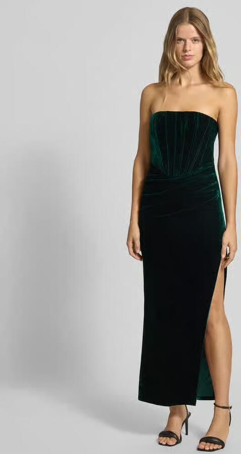 Bardot Cocktailjurk van fluweel in off shoulder-look model 'EVERLASTING' - Foto 2