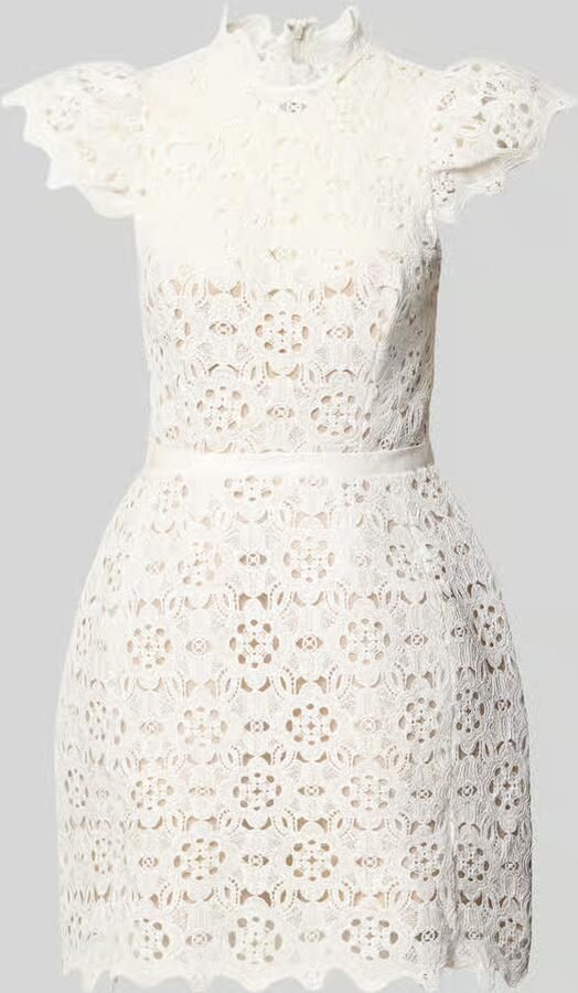 Bardot Cocktailjurk van gehaakt kant model 'ROWEN'