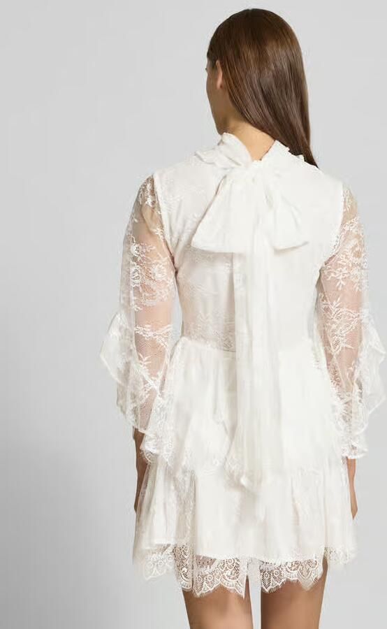Bardot Cocktailjurk van kant in minilengte Model 'NORAH'