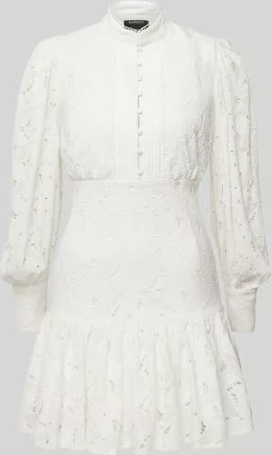 Bardot cocktailjurk van kant model 'REMY' - Foto 2