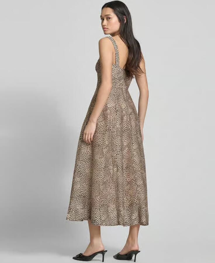 Bardot Cocktailjurk van lyocellmix met linnen model 'LILAH'