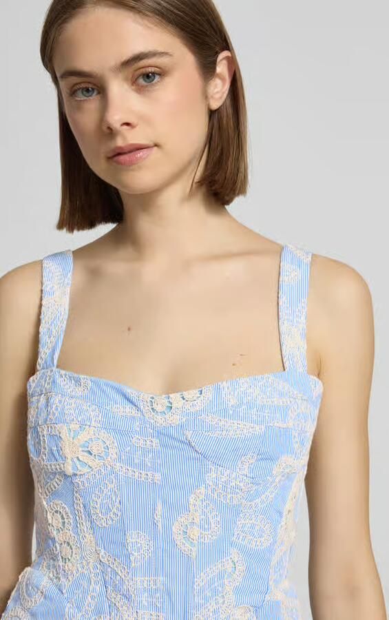 Bardot Corsetjurk met stitchings model 'LILAH'