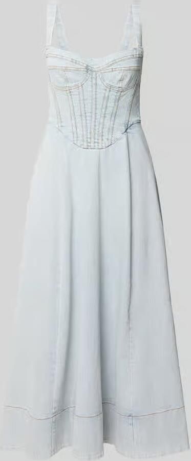 Bardot Denimjurk met sierstiksels model 'LILAH' - Foto 2