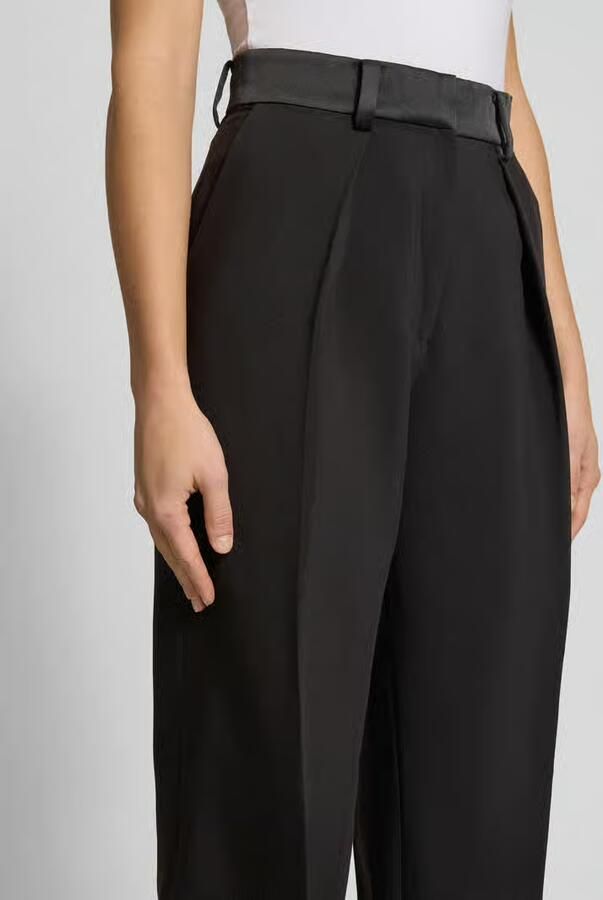 Bardot High rise stoffen broek met achterzakken