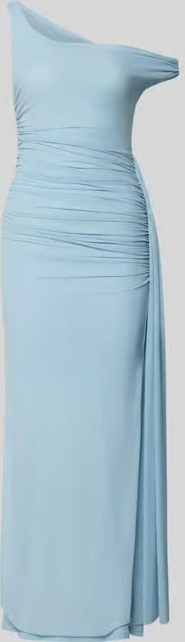 Bardot maxi-jurk met drapering model 'LAYANA' - Foto 2