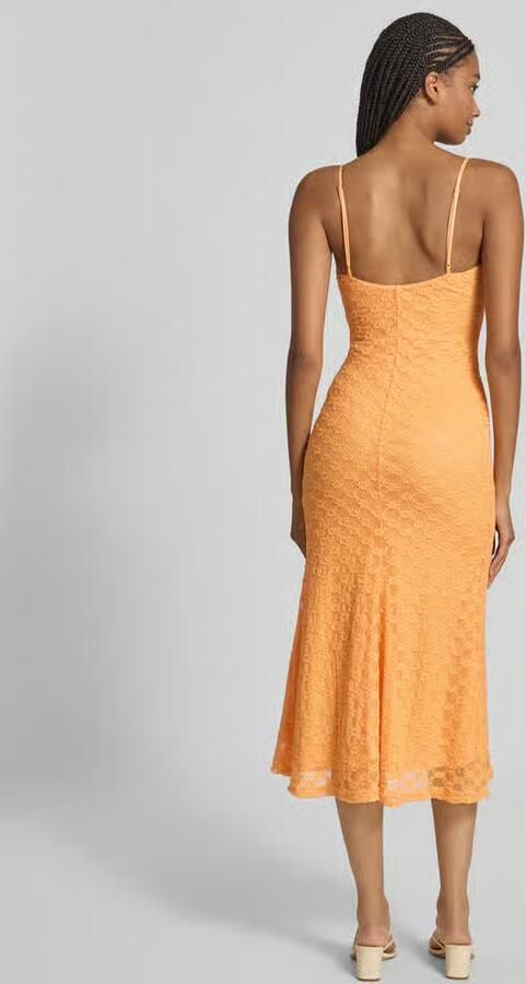 Bardot Midi-jurk met structuurmotief model 'ADONI'