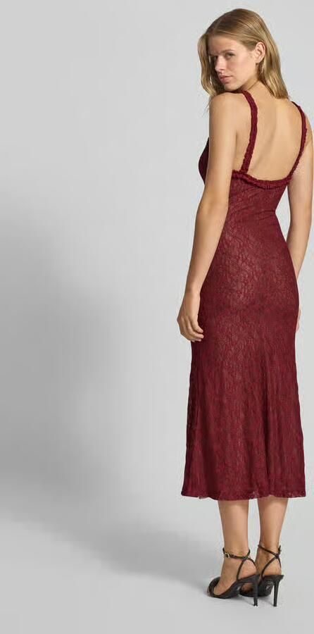 Bardot Midi-jurk van kant model 'ALEGRA'