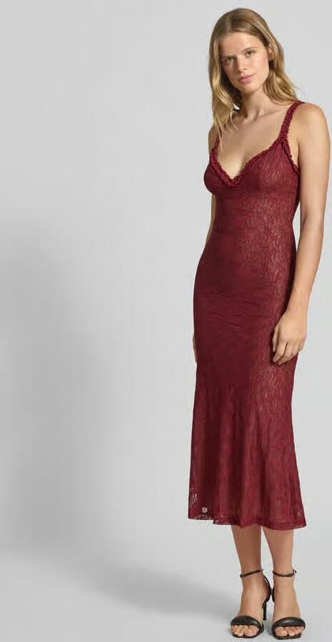 Bardot Midi-jurk van kant model 'ALEGRA' - Foto 2